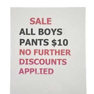 BOYS PANTS